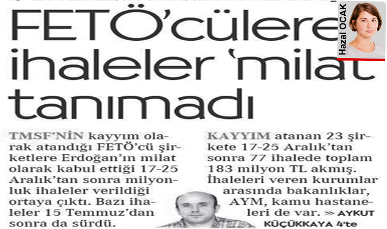 ‘İhaleler milat tanımadı’ haberine ceza yok