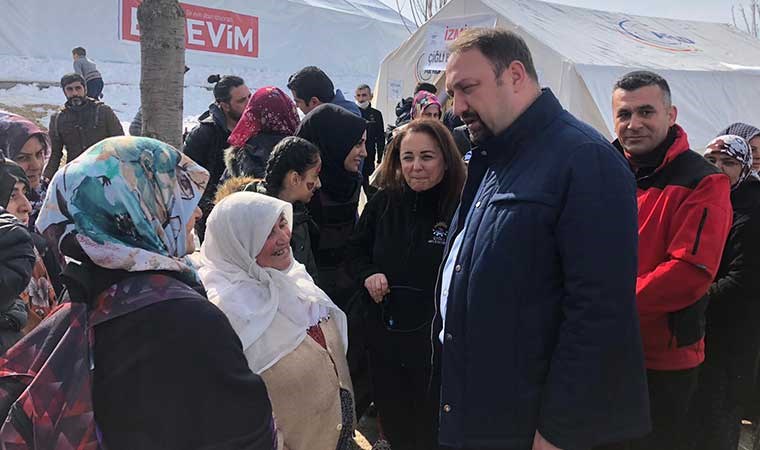 Çiğli, Elazığ’da depremzedeleri yalnız bırakmıyor