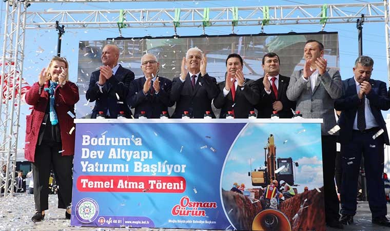 Bodrum tarihinin en büyük yatırımı için temel atıldı