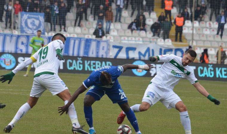 Erzurumspor, Bursaspor'u dondurdu