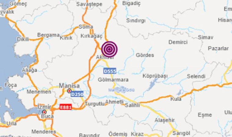 Manisa'da deprem! (23.02.2020)