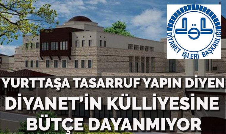 Diyanet yurttaşa tasarruf edin dedi, kendi unuttu