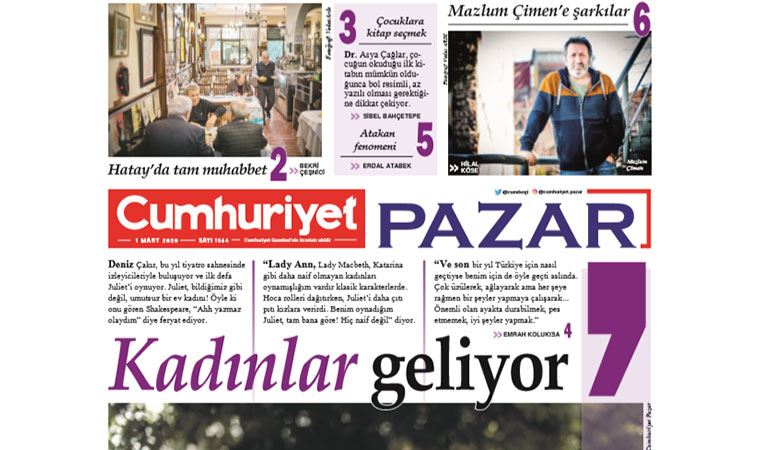 Cumhuriyet Pazar’da bu hafta (29.02.2020)