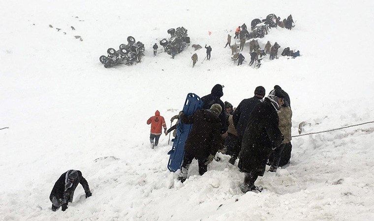 Van'da ikinci çığ faciası:  Ölü sayısı artıyor