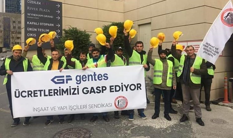 Gentes işçisi tüm haklarını istiyor