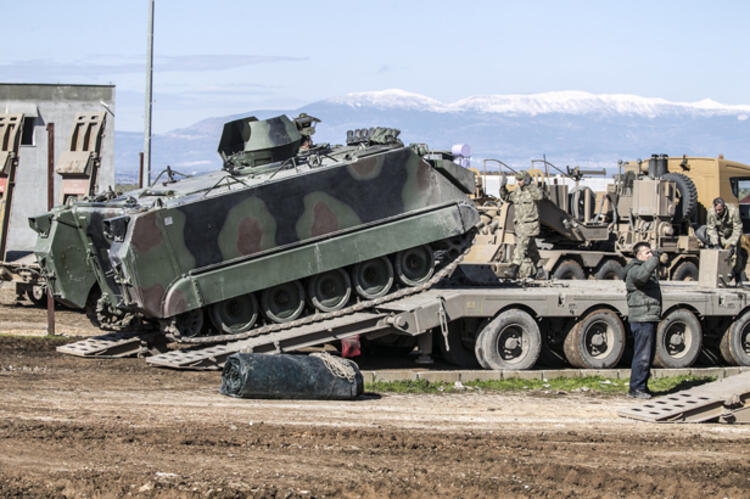 Sıcak görüntü! Türk tankları bölgede