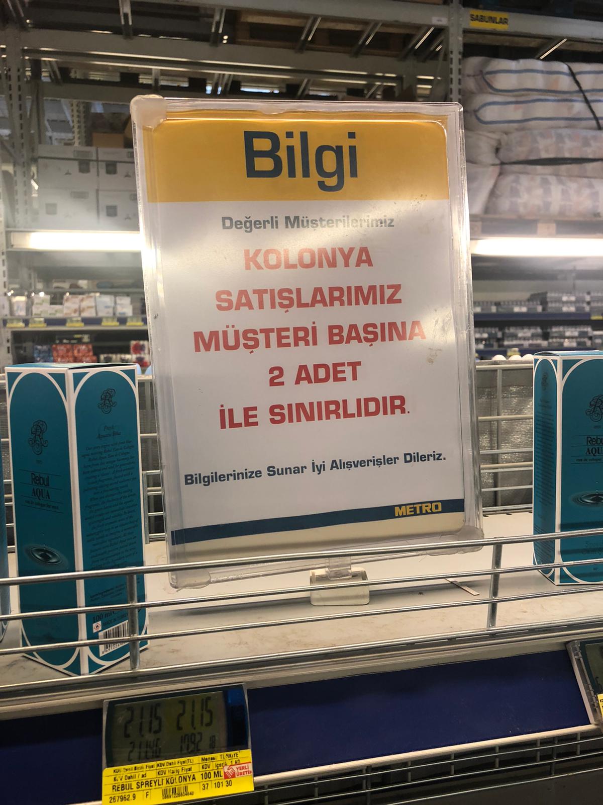 Market raflarına koronavirüs akını