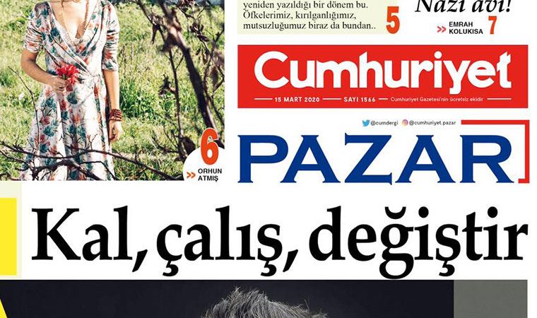 Cumhuriyet Pazar'da bu hafta (14.03.2020)