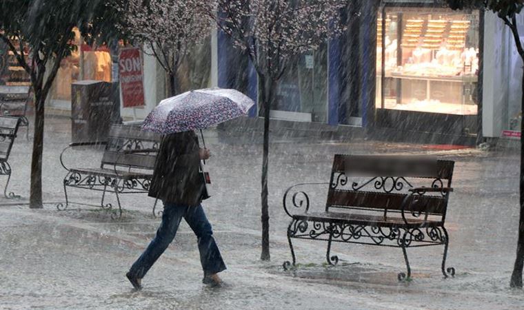 Meteoroloji'den kuvvetli yağış uyarısı (17.03.2020)