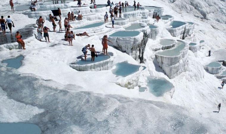 Pamukkale ve Laodikya girişleri kapatıldı