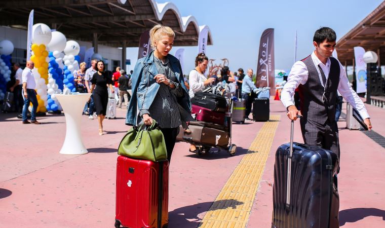 Türkiye'ye gelen yabancı turist sayısı arttı