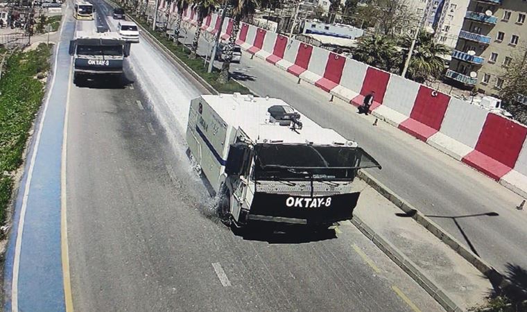 Mardin'de TOMA'lı dezenfeksiyon