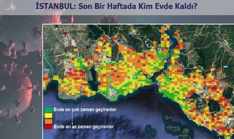 'Evde Kal' çağrısına İstanbul’un en çok hangi semtleri katıldı?