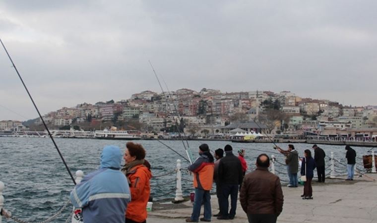 Üsküdar sahilinde balık tutmak yasaklandı