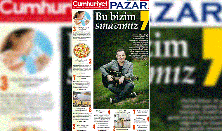 Cumhuriyet Pazar bu hafta da dopdolu (28.03.2020)