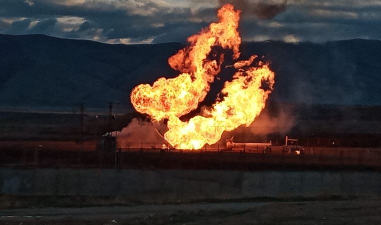 Ağrı'da Türkiye-İran doğal gaz boru hattında patlama 