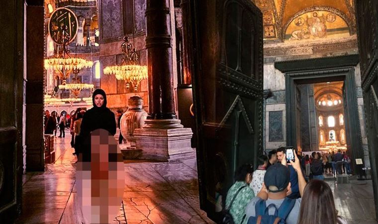 Ayasofya'da çıplak poz veren belçikalı manken papen hakkında yakalama kararı