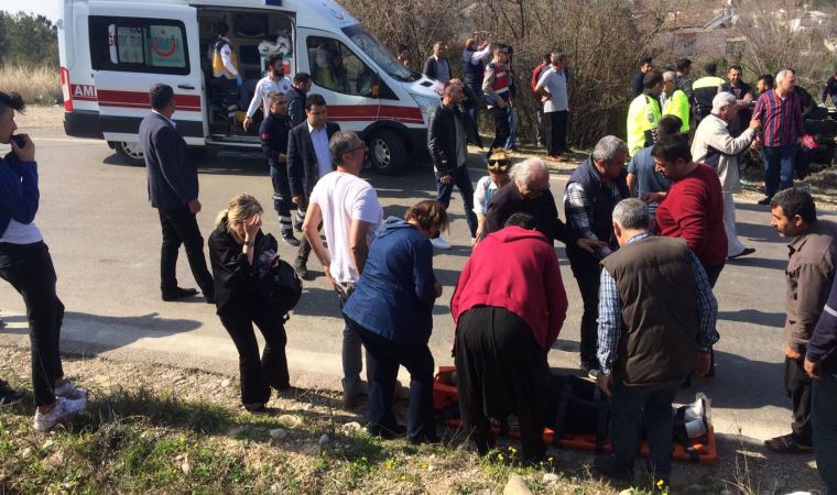 8 Mart gezisi dönüşü kaza: 40 yaralı