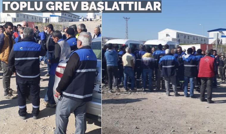 Yandaş Cengiz İnşaat'ta işçilerin emek isyanı: Toplu grev başlattılar