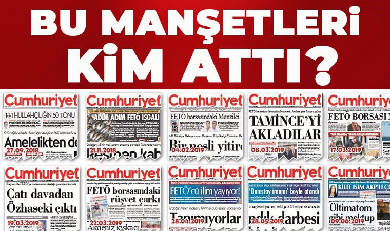 Bu manşetleri kim attı