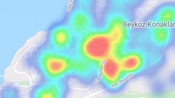 İstanbul'da semt semt koronavirüs haritası