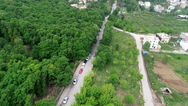 Bursa'da kilometrelerce su kuyruğu