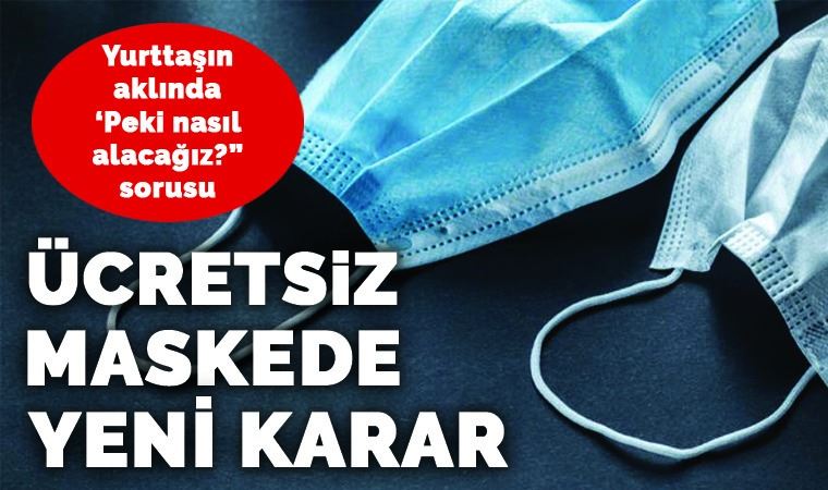 İstanbul'da ücretsiz maskeler eczanelerden alınabilecek