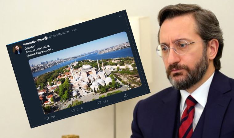 Fahrettin Altun'dan gece yarısı tartışma yaratan sosyal medya paylaşımı