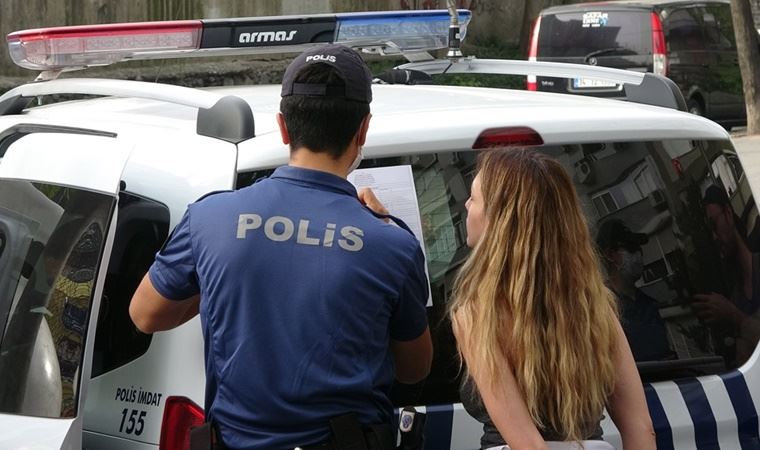 Polisin ceza kestiği kadından gazeteciye tehdit