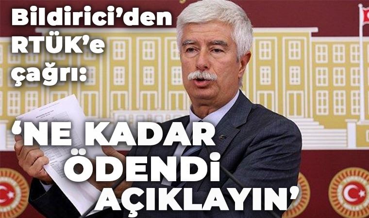 Tartışma büyüyor.... Bildirici'den RTÜK'e çağrı: Ne kadar ödendi açıklayın!