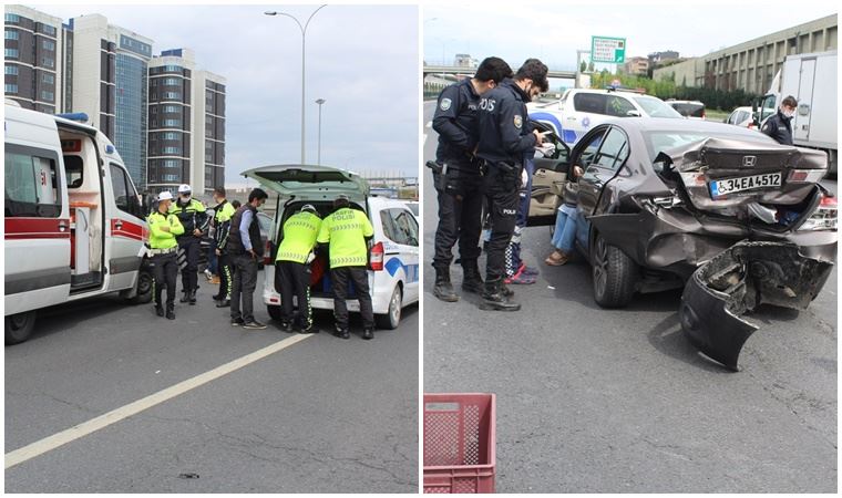 Seyrantepe’de kaza: 2 yaralı