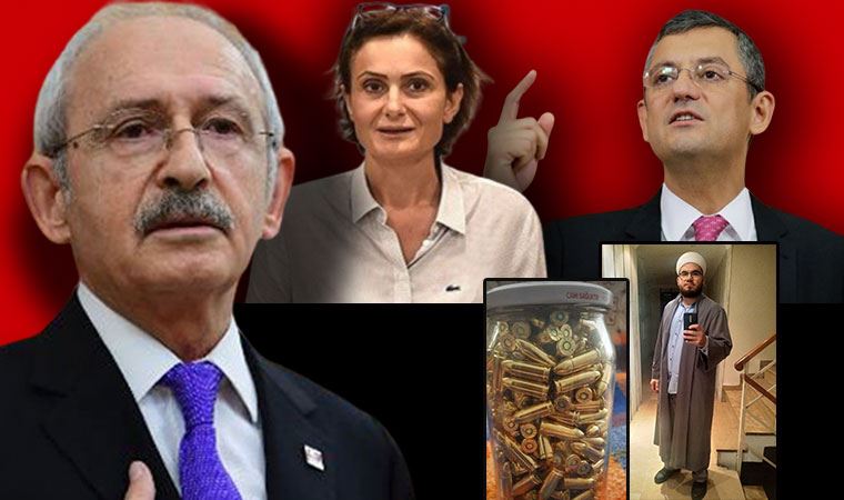 Bir kavanoz mermi ile CHP'lilere ölüm tehdidi!