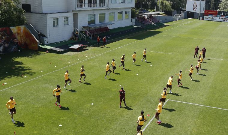 Galatasaray’ın taktik çalışması Drone’a yakalandı