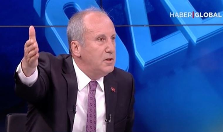 Yayını terk eden Muharrem İnce  çağrıda bulundu