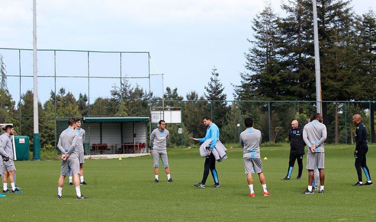 Trabzonspor'da 45 gün sonra ilk antrenman