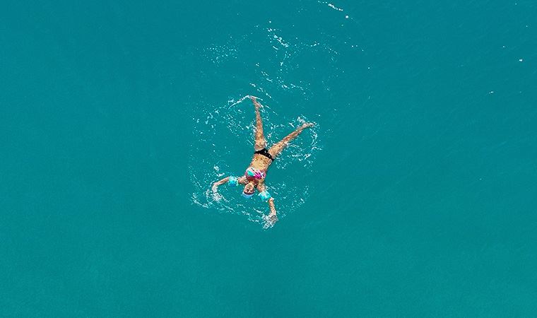 '2-3 metre yakınlaşmadan deniz ve havuza girilebilir'