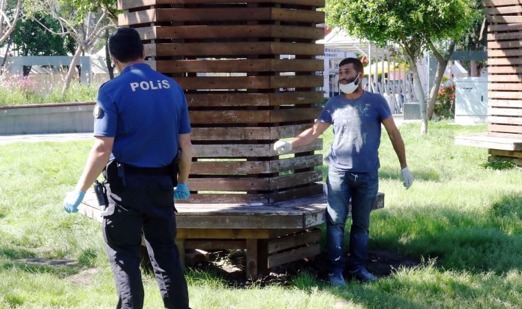 Karantinadan kaçan adam, polise 'Kafama sıkın' dedi