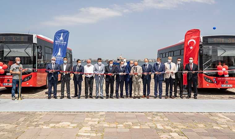 İzmir’de 16 yeni yerli üretim otobüs daha hizmete girdi