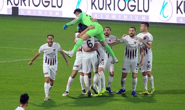 Hatayspor zor kurtuldu