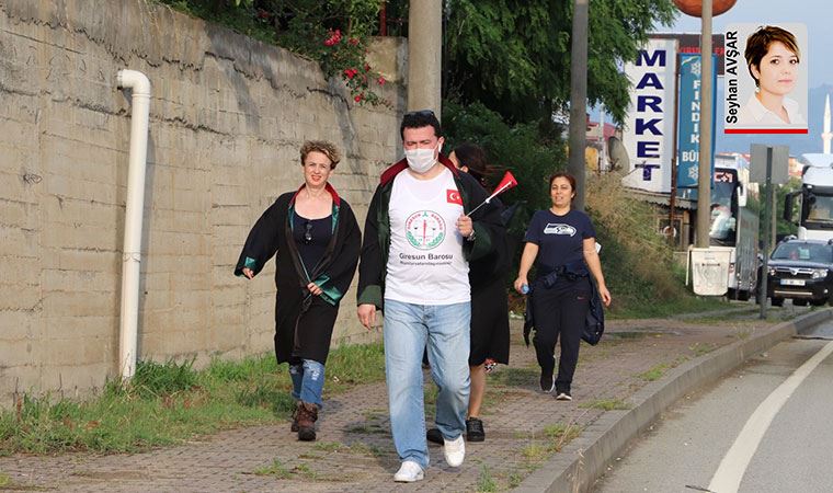 Giresun Barosu Başkanı Karademir: Yürüyüşümüzün değersizleştirilmesi kabul edilemez