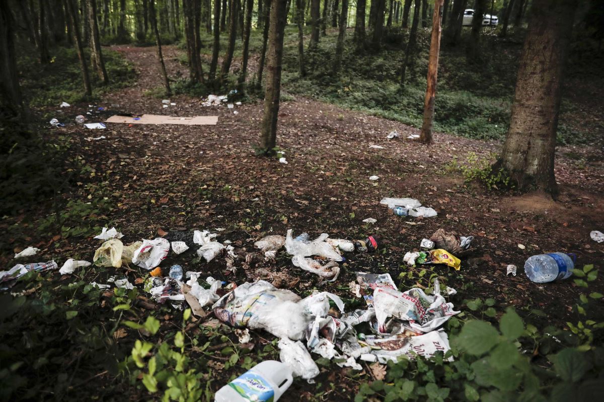 Belgrad Ormanı'nı çöplüğe çevirdiler