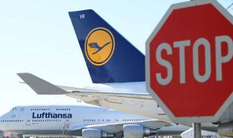 Lufthansa çalışanları sokağa indi