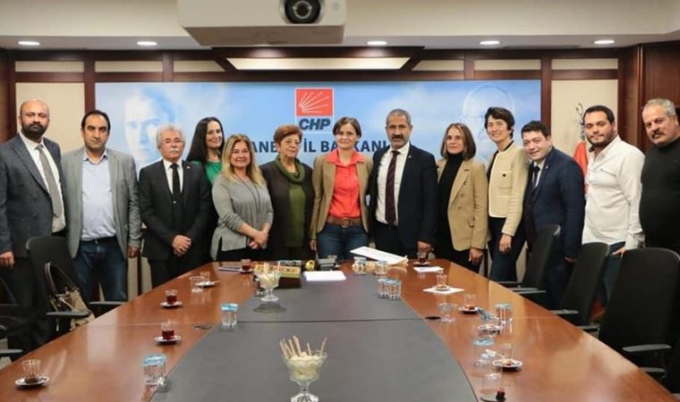 CHP Adalar İlçe Başkanlığı'ndan CHP İstanbul İl Başkanı Canan Kaftancıoğlu'na destek