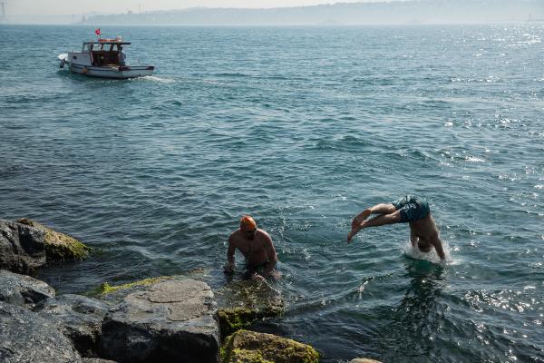 'Yeni normal'de denizle buluştular