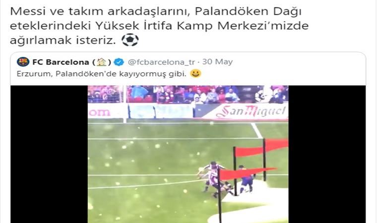 Slalom yapan Messi'ye Palandöken daveti!