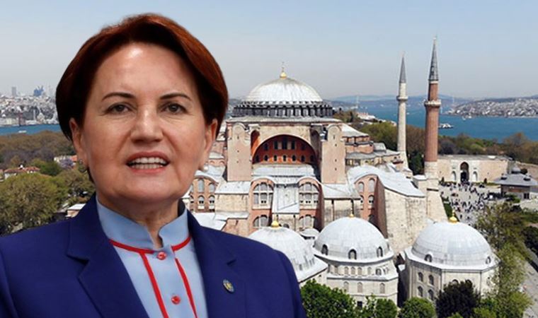 Meral Akşener'den 'Ayasofya' paylaşımı