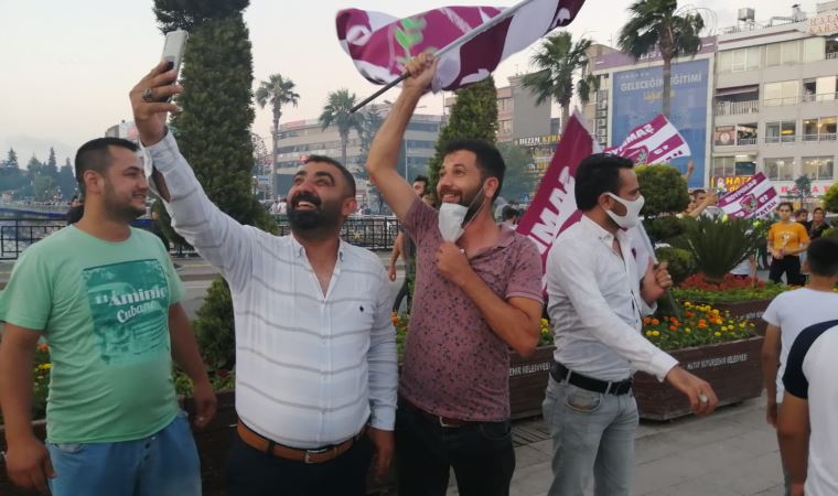 Hatayspor'a kutlama yağmuru