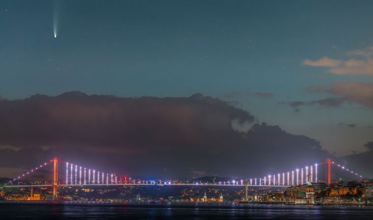 Neowise kuyruklu yıldızı İstanbul semalarında