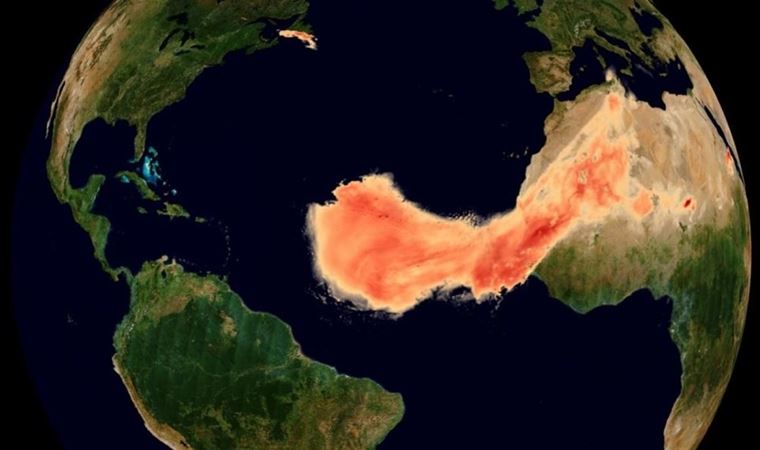 Uzaydan görüntülendi: 8 bin kilometre yol kat etti!