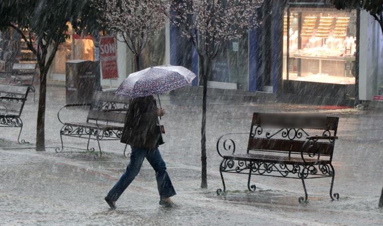 Meteoroloji'den 3 il için kuvvetli yağış uyarısı